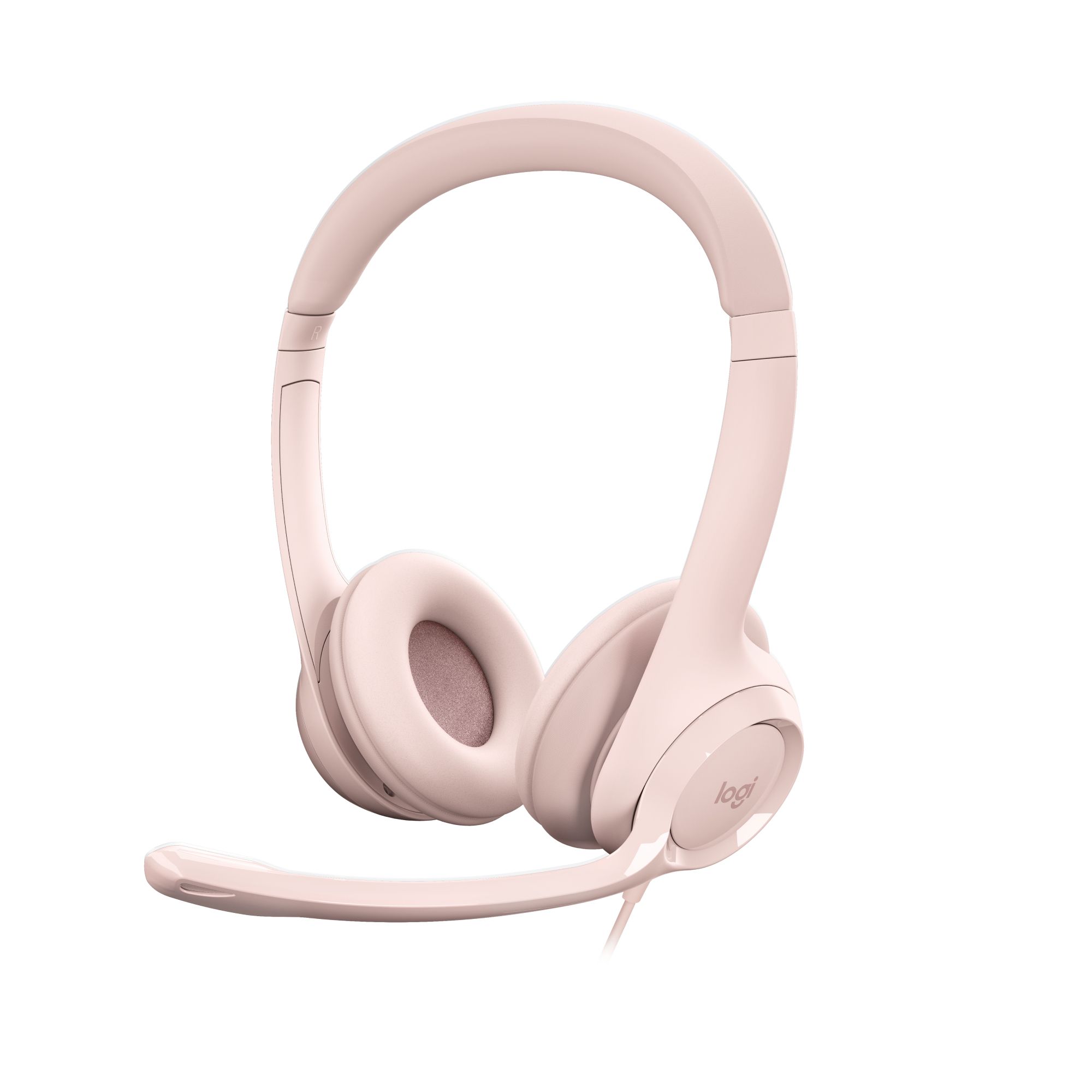 LOGITECH H390 Corded Headset - ROSE - USB_2