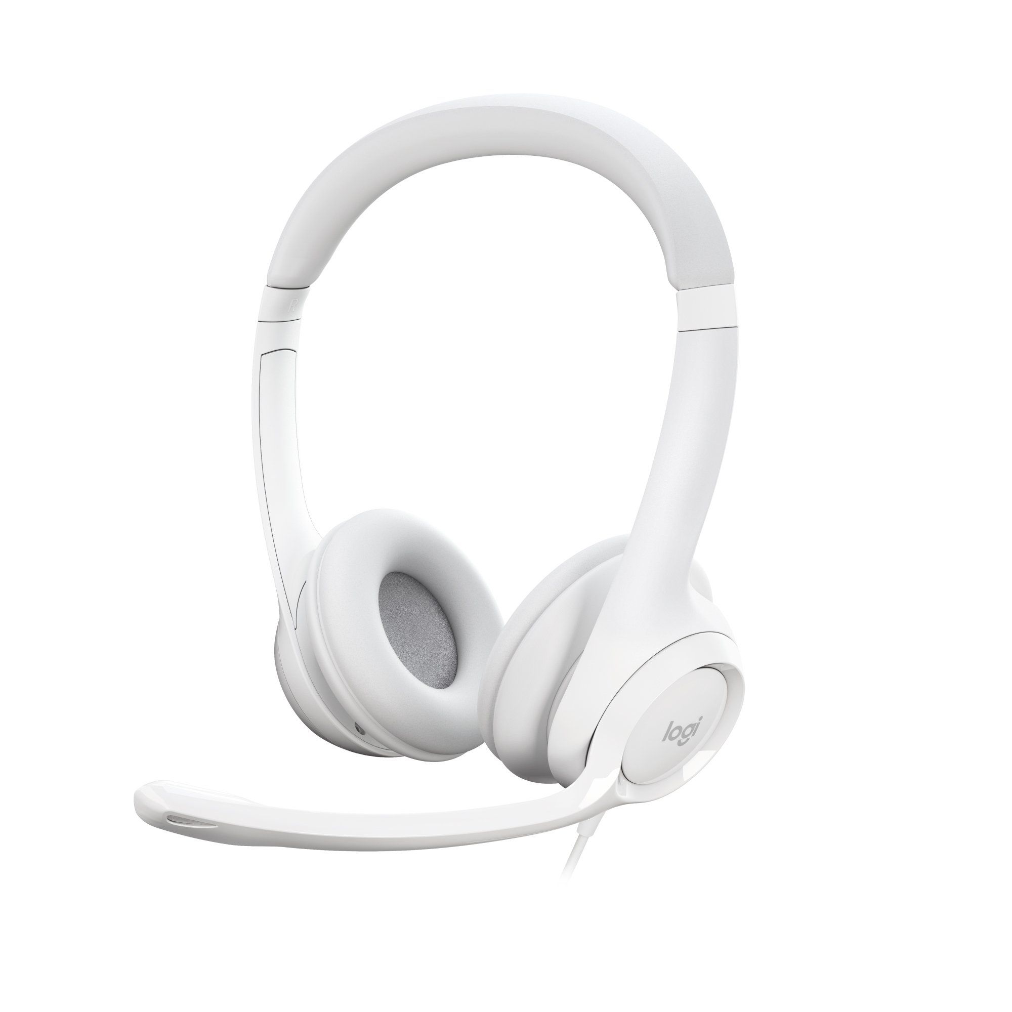 LOGITECH H390 Corded Headset - OFFWHITE - USB_2