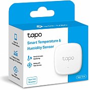 SENZOR SMART de temperatura si umiditate TP-LINK, necesita hub Tapo H100 pentru functionare, programare prin smartphone aplicatia Tapo, 1 x baterii CR2450, WiFi, alb 