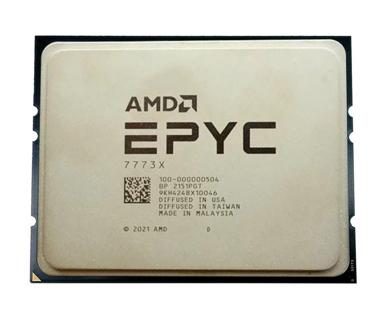 AMD CPU EPYC 7003 Series (64C/128T Model 7773X (2.2/3.5GHz Max Boost, 768MB, 280W, SP3) Tray_1
