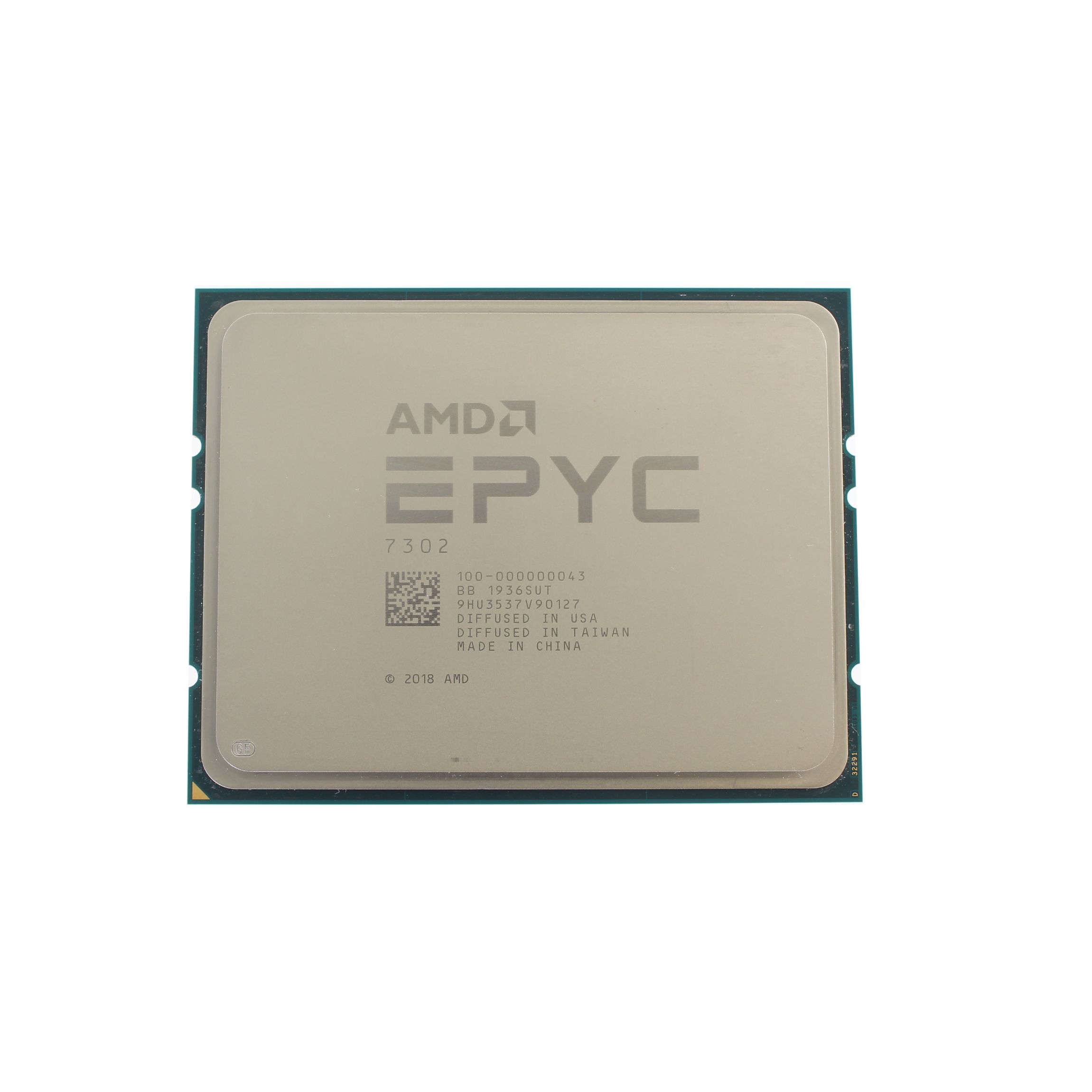 AMD CPU EPYC 7002 Series 16C/32T Model 7302 (3/3.3GHz Max Boost,128MB, 155W, SP3) Tray_1
