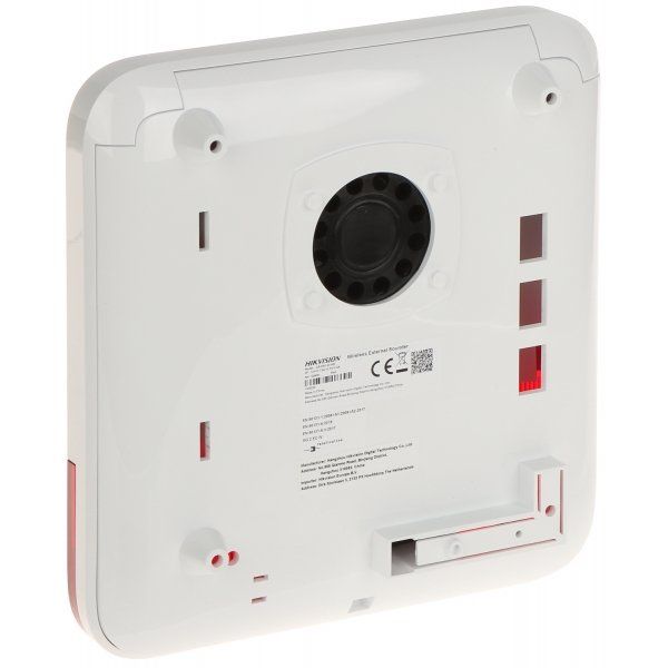 Sirena interior wireless AX PRO Hikvision DS-PS1-II-WE Buzzer Decibel: 90 to 110 dB,  fire alarm, panic alarm, and intrusion alarm, Operation temperature –10°C to 55°C,Four CR123 batteries, Support 12 VDC Power Supply, Power interface 12 VDC,  CAM-X Wireless Technology ,Dimension:130 × 128 × 39.5_2
