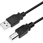 CABLU USB LOGILINK pt. imprimanta, USB 2.0 (T) la USB 2.0 Type-B (T), 2m, negru, 