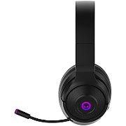 LORGAR Noah 701, gaming headset with microphone, 2.4GHz USB dongle + BT 5.1 Realtek 8763, battery 1000mAh, type-C charging cable 0.8m, audio cable 1.5m, size:195*185*80mm, 0.28kg. Black_3