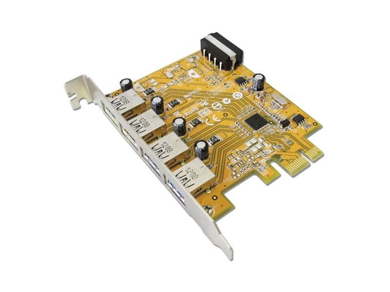 IO Sunix PCIe 4x USB 3.0 (USB4300N) Retail