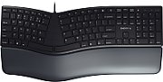 Cherry Keyboard KC 4500 ERGO [US/EU] Ergonomic black geschwungene ergonomische Tastatur, kabelgebunden_1