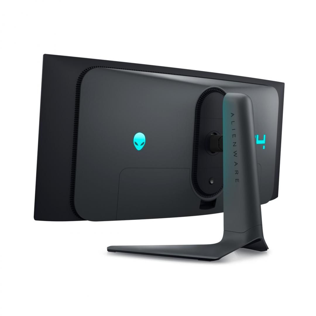 Monitor Dell Gaming Alienware 34'' AW3423DWF, 86.82 cm, Maximum preset resolution: DisplayPort: 3440 x 1440 at 165 Hz, HDMI: 3440 x 1440 at 100 Hz, Screen type Color Active Matrix, Panel technology QD OLED, Backlight OLED, Faceplate coating Anti reflection, Aspect ratio 21:9, Pixel per inch (PPI)_2