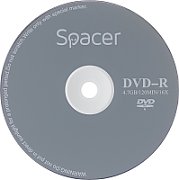 DVD-R SPACER  4.7GB, 120min, viteza 16x,  1 buc, plic, 