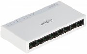 Switch Dahua PFS3008-8ET-L-V2, 8 porturi 10 / 100 Mbps