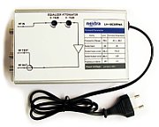 Home amplifier 860MHz, output 30dB, hybrid, nominal output level 100dB, power supply 220VAC/10W, tilt 0-18dB, attenuation 0-15dB, without reverse path.

Product description - Specifications:
1. One-stage GaAs MMIC chip CATV amplifier
2. Hybrid RF push-pull type with low noise
3. Aluminum alloy case
Performance characteristics:
The LH8630RWA indoor unidirectional CATV amplifier (for buildings) contains an MMIC GaAs RF amplifier circuit, with low power consumption and good nonlinearity parameters. The indoor LH8630RWA unidirectional CATV amplifier (for buildings) has a direct path with an included SOT-115 package and a dedicated RF module, it does not contain a reverse path. The RF signal level at the output and the tilt level are adjustable by means of semi-adjustable potentiometers. The power source has high reliability and electric shock protection included. The case is made of aluminum alloy with good heat dissipation and a pleasant appearance
Main technical features:
Operating frequency: 45~862 MHz. Linearity in the band: &ampplusmn 1.0dB. Return loss : &ampge 14dB. Noise factor : &ample 10dB. C/CTB ratio: &ampge 58dB. C/CSO report: &ampge 56dB. Nominal gain: 30 dB. Nominal input signal level: 72 dB.
Packaging: box 1 pc.