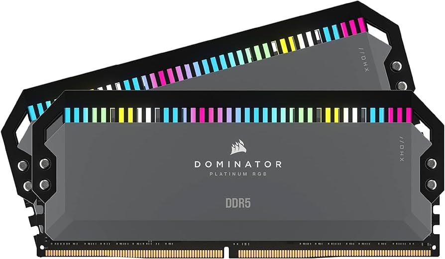 CORSAIR DOMINATOR PLATINUM RGB 32GB 2x16GB DDR5 6000MT/s DIMM Unbuffered 36-36-36-76 Std PMIC AMD EXPO Cool Grey Heatspreader 1.35V_1