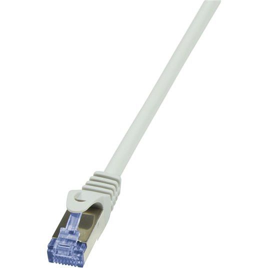 PATCH CORD S/FTP LOGILINK Cat7, LSZH, cupru, 600MHz, mufe RJ45 Cat6a, 7.5 m, alb, AWG26, dublu ecranat 