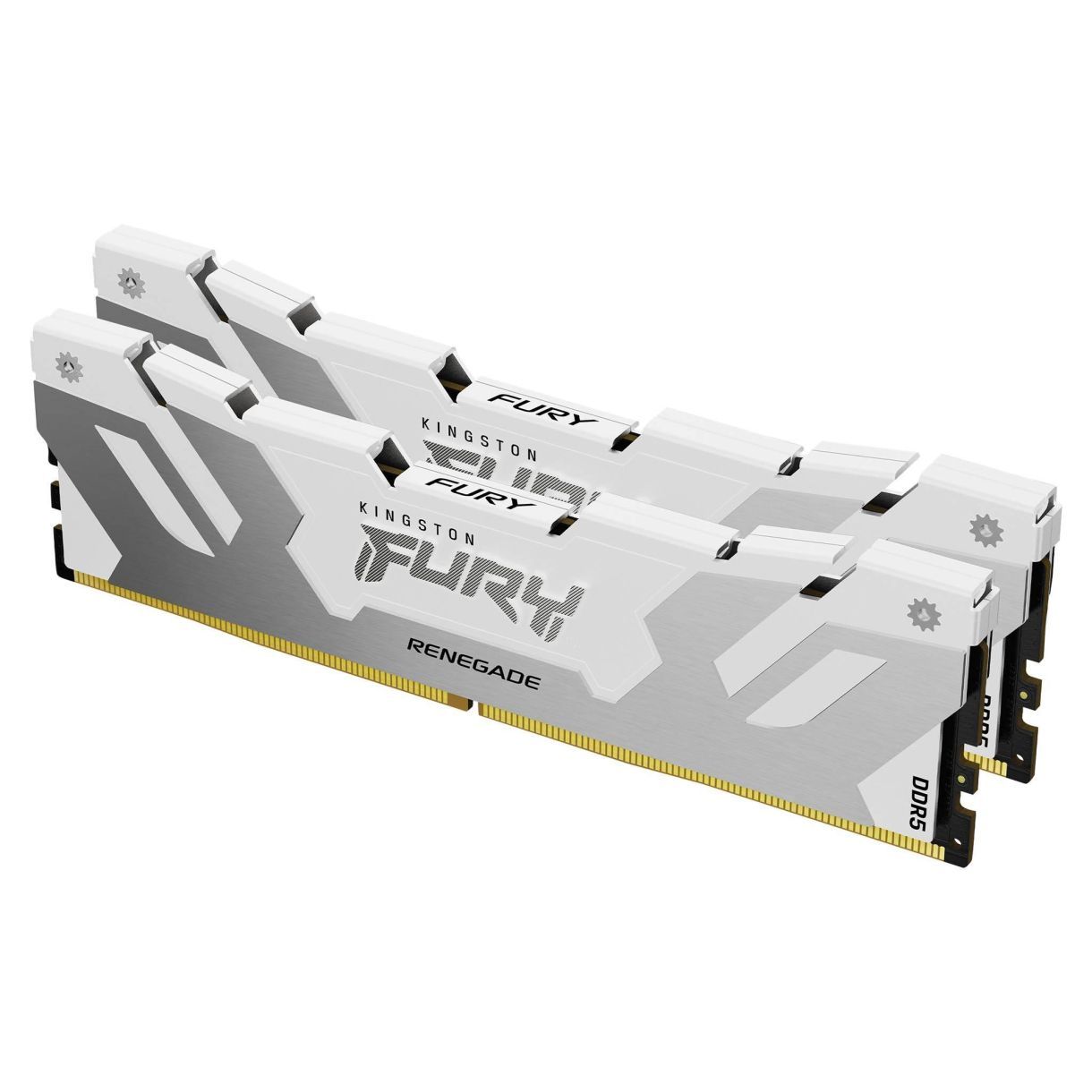 Memorie RAM Kingston, DIMM, DDR5, 32GB, 6000MHz, CL32, 1.35V, FURY Renegade White, Kit of 2_2