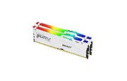 Memorie RAM Kingston, DIMM, DDR5, 32GB, 6000MHz, CL40, 1.35V, FURY Beast White, RGB, Kit of 2_3