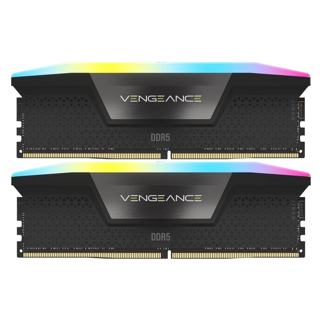 Vengeance RGB 64GB (2x32GB), DDR5, 6400MHz, CL32, 2x16GB, 1.4V Intel XMP, Negru_1