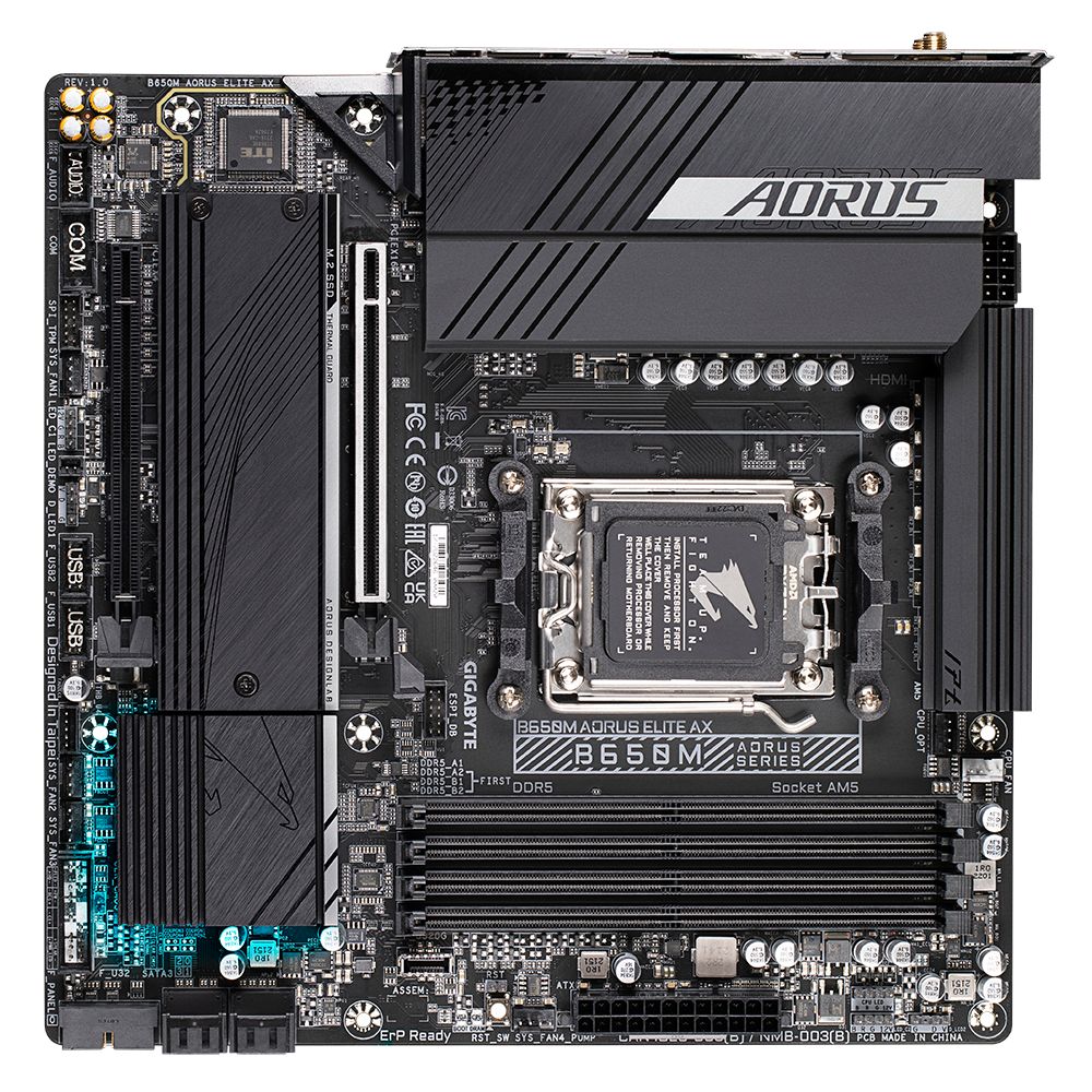 Gigabyte B650M AORUS ELITE AX motherboard AMD B650 Socket AM5 micro ATX_2