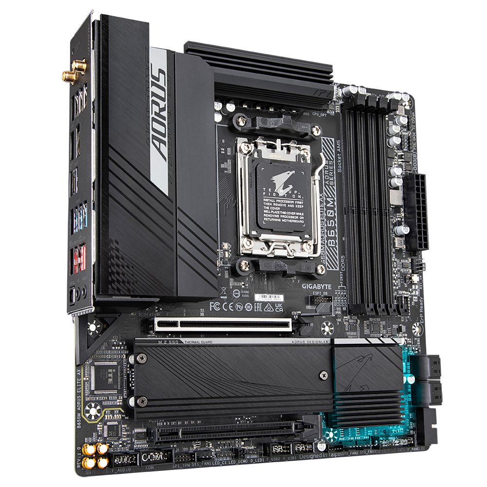 Gigabyte B650M AORUS ELITE AX motherboard AMD B650 Socket AM5 micro ATX_3
