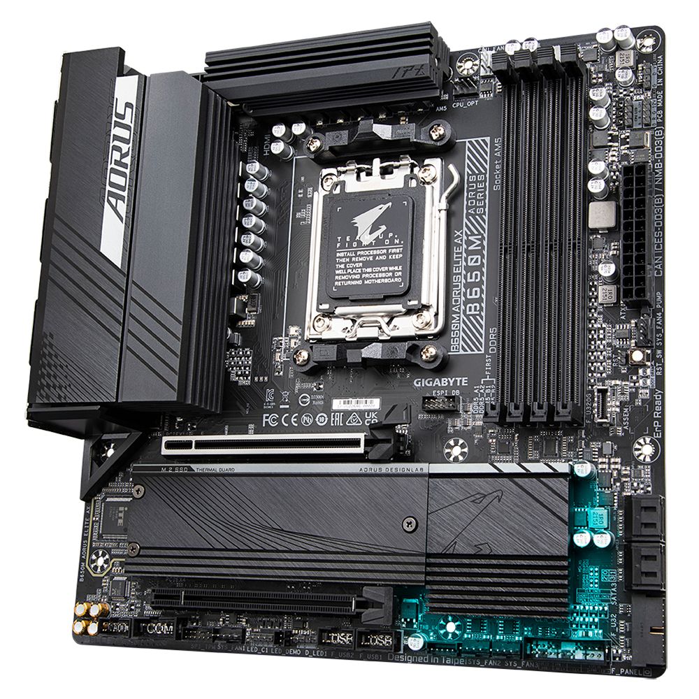 Gigabyte B650M AORUS ELITE AX motherboard AMD B650 Socket AM5 micro ATX_4