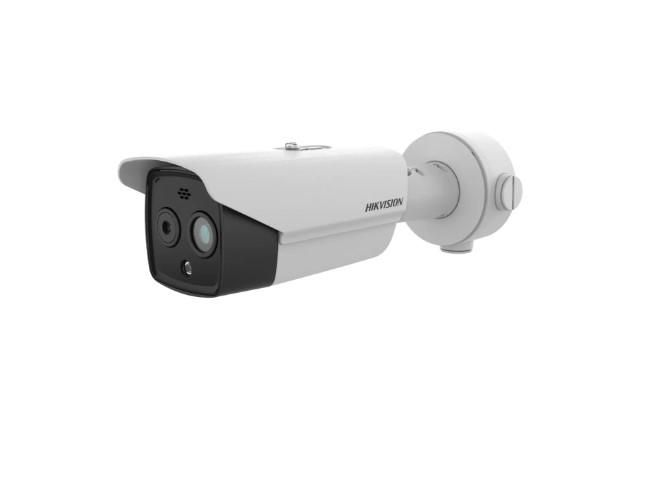 Camera supraveghere Thermal & Optical Bi-Spectrum Hikvision DS-2TD2628- 7/QA,4MP Resolution 256 × 192, Focal Length 6.9 mm, WDR 120 dB, IR Distance Up to 30 m, Temperature Range -20°C to 150°C, 1, RJ45 10 M/100 M Self-adaptive Ethernet interface, Temperature: -40°C to 65°C, IP67 Standard, Dimensions_1