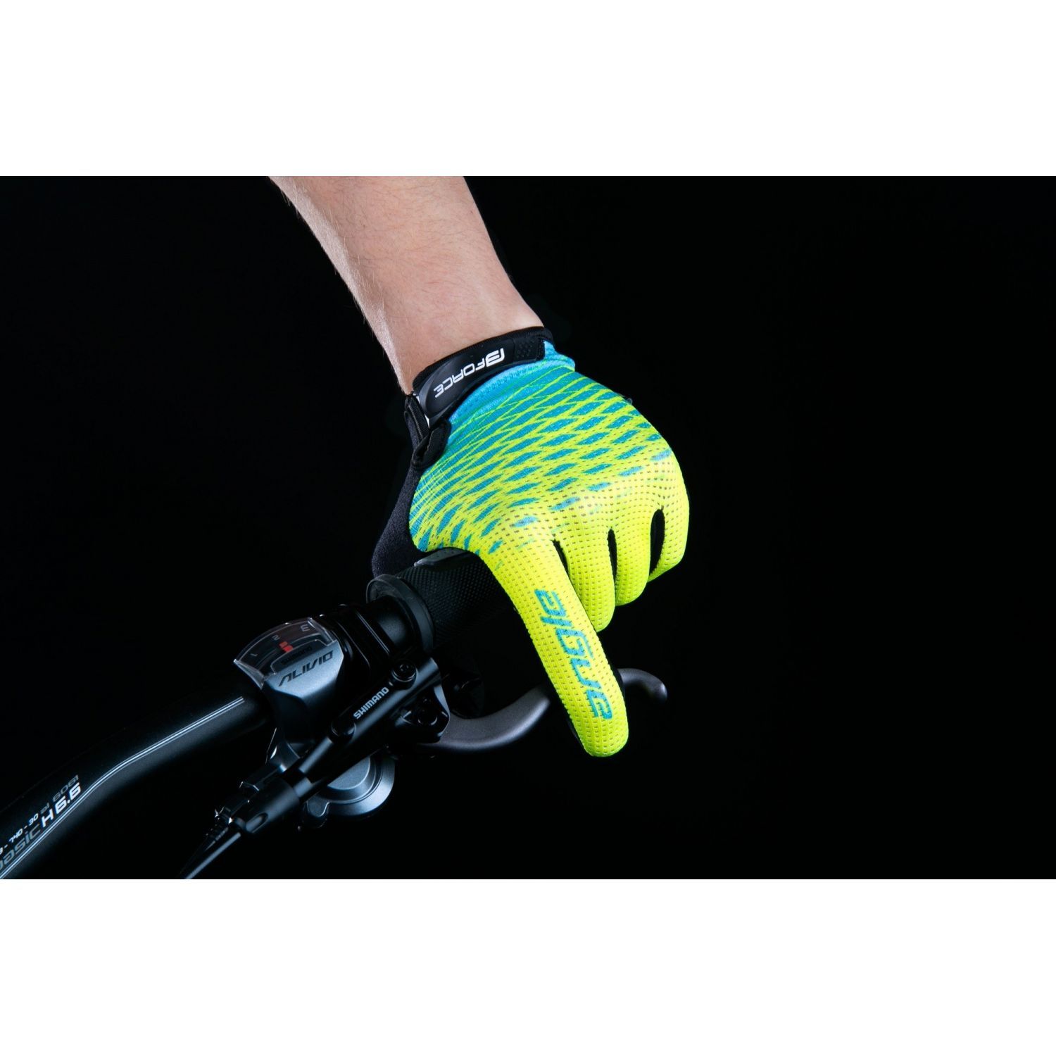 FRC905720-XL Manusi Force MTB Angle, fluo/albastru XL_2