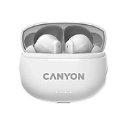 CANYON TWS-8, Bluetooth headset, with microphone, with ENC, BT V5.3 BT V5.3 JL 6976D4, Frequence Response:20Hz-20kHz, battery EarBud 40mAh*2+Charging Case 470mAh, type-C cable length 0.24m, Size: 59*48.8*25.5mm, 0.041kg, white_2