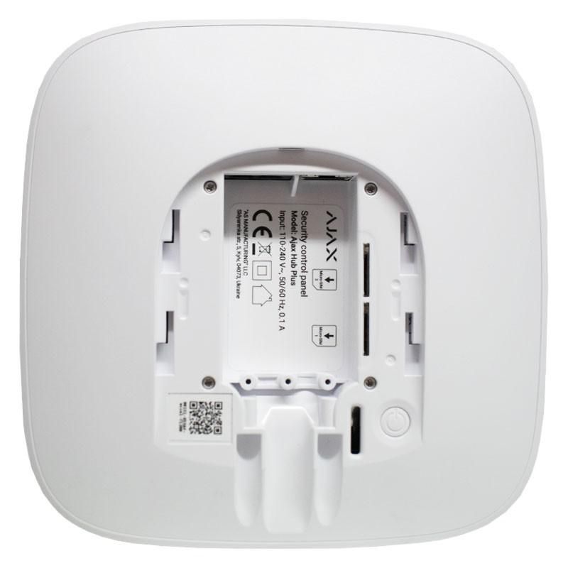 Centrala alarma wireless AJAX Hub2 - alb, 2xSIM 2G, Ethernet - AJAX; Dispozitive conectate: 100, Utilizatori: 50, Incaperi: 50, Partitii: 9,Video: 25 camere sau DVR-uri, Sirene conectate: 10, Scenarii: 32; Comunicatii: Ethernet, GSM 2G (2 x micro SIM); Repetoare conectate: 5; Timp alarmare: 0.15 s_3