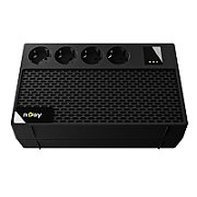 UPS nJoy Renton 650 Plus, 650VA / 360W, 4x prize Schuko conectate la baterie, fara display LCD, tensiune nominala de intrare 230V  Caracteristici Stabilizator (AVR) de tip Boost and Buck Functie auto-restart la revenirea tensiunii electrice Functie de incarcare in mod oprit Functie de pornire la_2