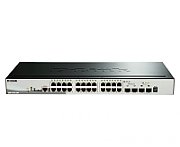 D-Link Switch DGS-1510-28P/E 24xGBit PoE (193W)/2xSFP/2xSFP+_1