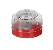 Honeywell Flash cu lentila transparenta;Tensiune de operare: 12 - 29 V DC; Consum: 26 mA @ 29 V dc; Rata flash: 0.5 Hz; Culoare LED: alb; Lentila: PC transparenta; Carcasa: PC-ABS rosu; Grad protectie: IP21C; Certificare: EN54-23; Temperatura de functionare: intre -25°C si +70°C; Umiditate: 93% ±3%_1