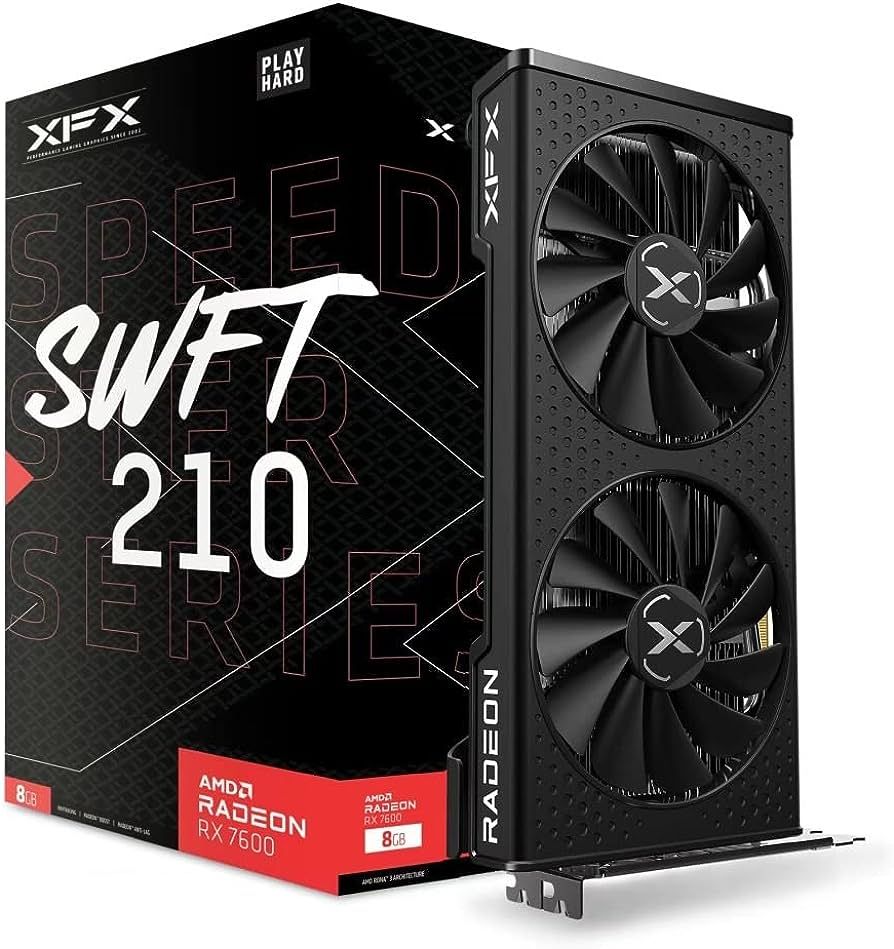 XFX VGA 8GB RADEON RX7600 Speedster SWFT210 CORE GAMING  3xDP/H SPEEDSTER SWFT210 RADEON RX 7600 CORE Gaming_2