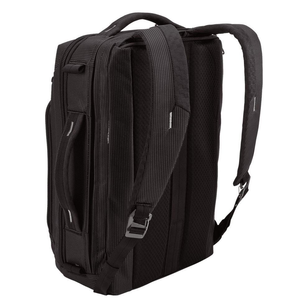 RUCSAC / GEANTA THULE Crossover 2, geanta convertibila in rucsac pt. notebook de max. 15.6 inch, 2 compartiment, buzunar frontal x 2 | buzunar lateral x 2, waterproof, nylon, negru, 