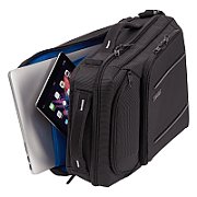 RUCSAC / GEANTA THULE Crossover 2, geanta convertibila in rucsac pt. notebook de max. 15.6 inch, 2 compartiment, buzunar frontal x 2 | buzunar lateral x 2, waterproof, nylon, negru, 