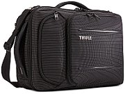 RUCSAC / GEANTA THULE Crossover 2, geanta convertibila in rucsac pt. notebook de max. 15.6 inch, 2 compartiment, buzunar frontal x 2 | buzunar lateral x 2, waterproof, nylon, negru, 