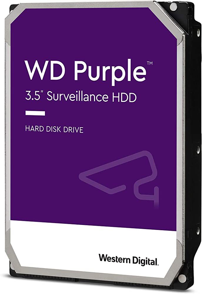 HDD Video Surveillance WD Purple 2TB CMR, 3.5'', 256MB, 5400 RPM, SATA, TBW: 180_1