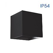 Aplica LED Vivalux SQUARE STARK, 6W, 180 lm, lumina neutra (4000K), 120°, IP54, 100x100x100mm, 15000h, aluminiu, -25÷+40°C, Negru