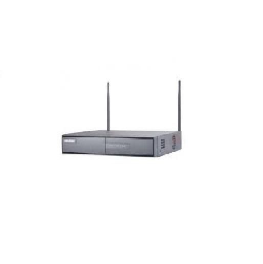 NVR Hikvison WI-FI 4 Canale DS-7604NI-L1/W,1 SATA interface, Up to 6 TB capacity for each disk, 1, RJ45 100M Ethernet interface, Rear panel: 2 × USB 2.0,  2*2MIMO. External antennas. PA and LNA modules are supported,HDMI/VGA output at up to 1920 × 1080 resolution, One 100M Ethernet network_1