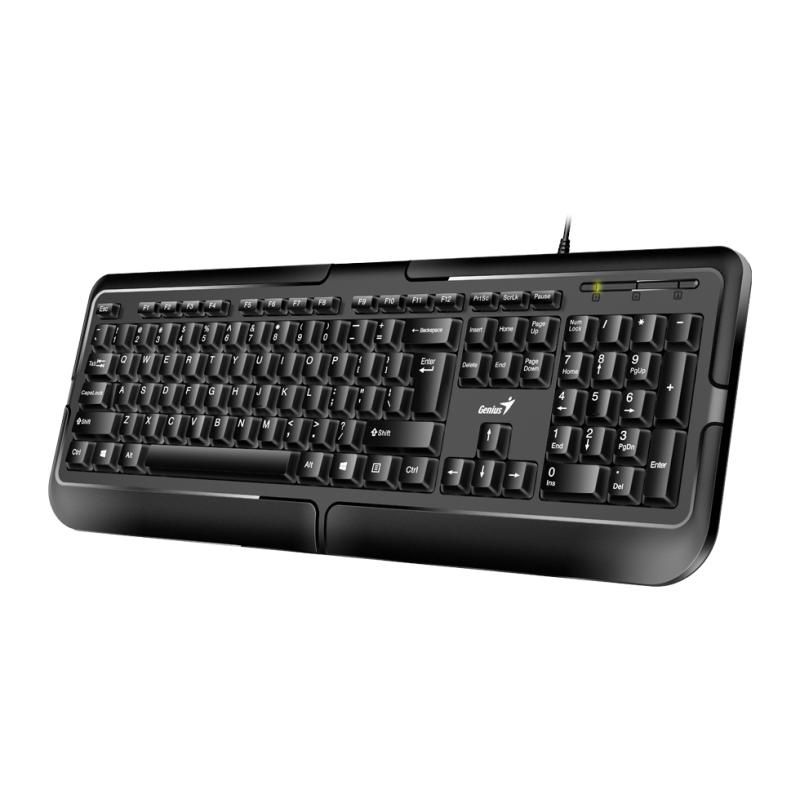 TASTATURA GENIUS USB, 104 taste, black, 