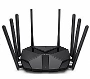 ROUTER MERCUSYS wireless 6000Mbps, 3 porturi LAN Gigabit, 1 port WAN 2.5 Gigabit, Dual Band AX6000 8 x antene externa, Wi-Fi 6, 