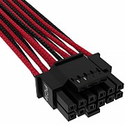 Cablu premium 12+4pin, PCIe Gen 5, 12VHPWR, 600W, Type 4, fire invelite individual, Rosu/Negru_2