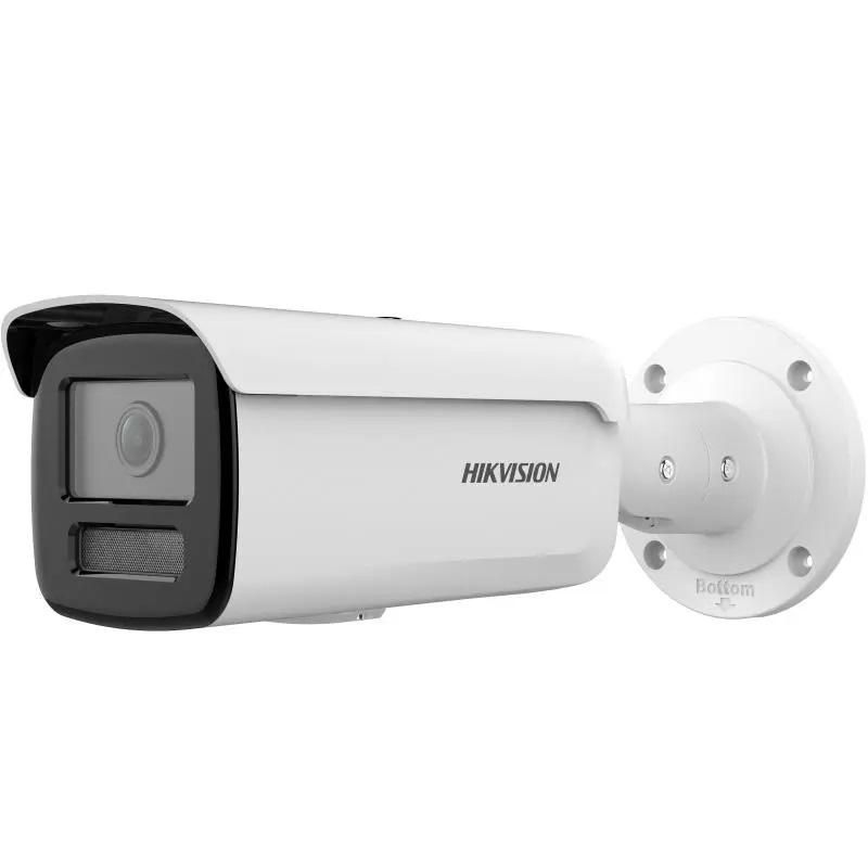 Camera supraveghere Hikvision IP Bullet DS-2CD2T23G2-2I 2.8mm D 2MP 1/2.8  Progressive Scan CMOS rezolutie 1920 ×1080@30fps Color: 0.01 Lux @ (F1.2, AGC ON) lentila: 2.8mm distanta IR: 60 metri H.265+, H.265, H.264+, H.264 Three streams 120dB WDR/BLC/3D DNR/ROI/HLC detectie intrusi