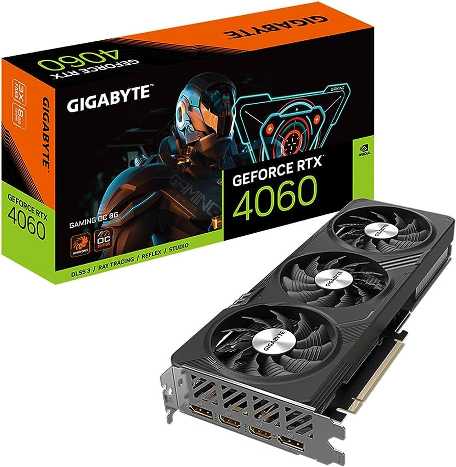 Placa video Gigabyte GeForce RTX 4060 GAMING OC 8GB,GDDR6, 128 bit, PciExpress 4.0, 2xDisplayPort 2xHDMI_2