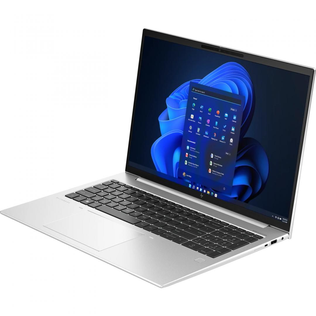 Laptop HP EliteBook 860 G10 cu procesor Intel Core i5-1335U 10-Core (1.3GHz, up to 4.6GHz, 12MB), 16.0 inch WUXGA, Intel Iris Xe Graphics, 16GB DDR5, SSD, 512GB PCIe NVMe, Windows 11 Pro 64bit, Silver, 1yw, + HP Renew Business 15.6 Laptop Bag_2