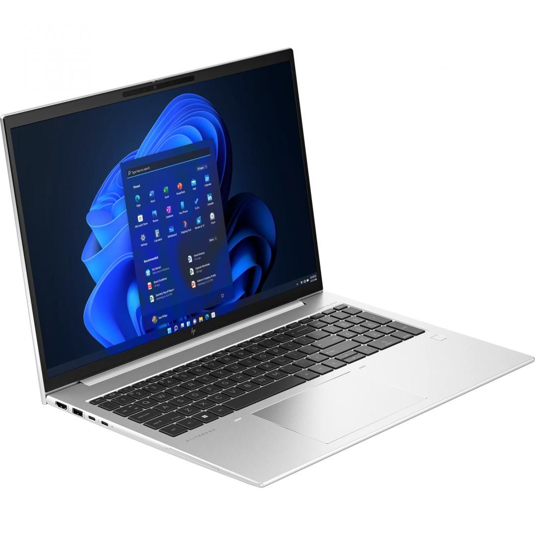 Laptop HP EliteBook 860 G10 cu procesor Intel Core i5-1335U 10-Core (1.3GHz, up to 4.6GHz, 12MB), 16.0 inch WUXGA, Intel Iris Xe Graphics, 16GB DDR5, SSD, 512GB PCIe NVMe, Windows 11 Pro 64bit, Silver, 1yw, + HP Renew Business 15.6 Laptop Bag_4