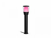 Stalp LED RGB pentru iluminat exterior WiZ Connected Elpas Bollard, 4.8W, 400 lm, lumina alba si color (2700-5000K), IP65, 52x11cm, Negru_3