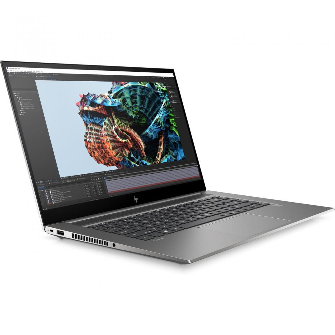 Laptop HP Zbook Studio G8 cu procesor Intel Core i7-11800H Octa Core (2.3 GHz, up to 4.6GHz, 24MB), 15.6 inch FHD, NVIDIA GeForce RTX 3060 6GB, 32GB DDR4, SSD, 2TB PCIe NVMe Three Layer Cell, Windows 10 Pro 64bit, Turbo Silver_3