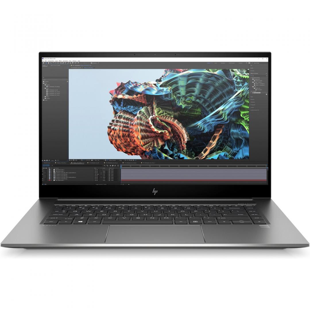 Laptop HP Zbook Studio G8 cu procesor Intel Core i7-11800H Octa Core (2.3 GHz, up to 4.6GHz, 24MB), 15.6 inch FHD, NVIDIA GeForce RTX 3060 6GB, 32GB DDR4, SSD, 2TB PCIe NVMe Three Layer Cell, Windows 10 Pro 64bit, Turbo Silver_5