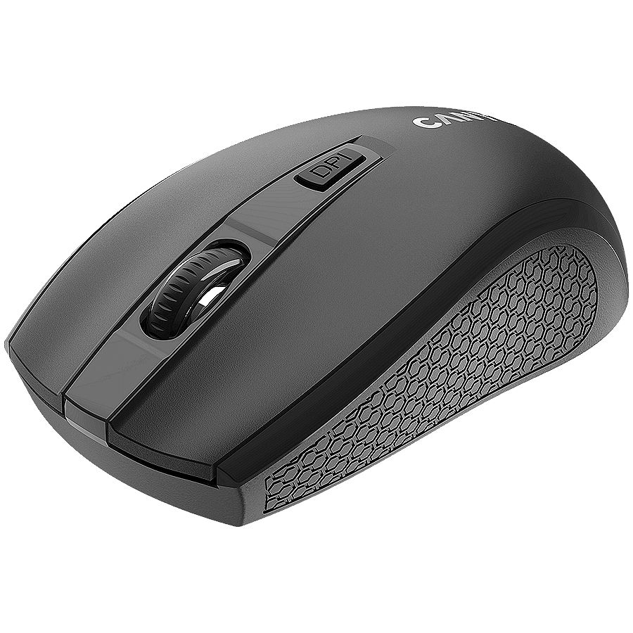 CANYON MW-7, 2.4Ghz wireless mouse, 6 buttons, DPI 800/1200/1600, with 1 AA battery ,size 110*60*37mm,58g,black_2