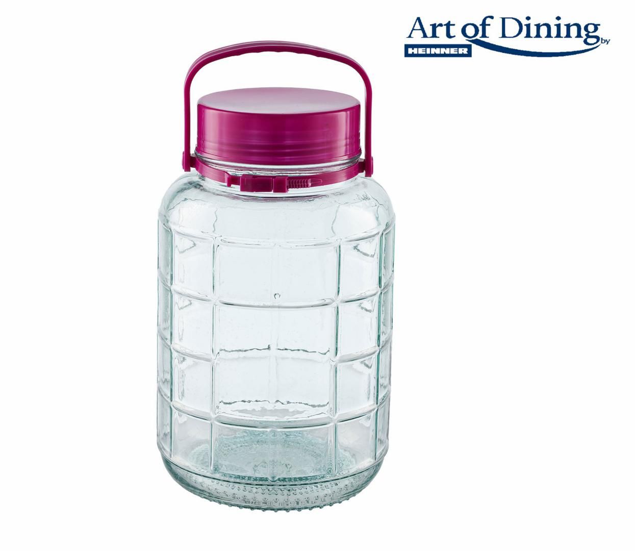 BORCAN STICLA CU CAPAC PLASTIC 3L,ART OF DINING BY HEINNER_3