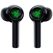 Casti Razer Hammerhead HyperSpeed, TWS, bluetooth 5.2, compatibile: Xbox (seriile: X|S, Xbox One X, Xbox One S), PS5™, PS4™, PC, Mac, Smartphones, tablete, autonomie (testata cu dispozitiv iOs) pana la 32.5h (6.5h pt casti si 26h pentru carcasa - care poate asigura pana la 4 reincarcari), autonomie_1