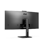 MONITOR AOC CU34V5CW/BK 34 inch, Panel Type: VA, Backlight: WLED, Resolution: 3440x1440, Aspect Ratio: 21:9,  Refresh Rate:100Hz, Response time GtG: 4ms, Brightness: 300 cd/m², Contrast (static): 3000:1, Contrast (dynamic): 20M:1, Viewing angle: 178º(R/L), 178º(U/D), Colours: 16.7M, 5Wx2 speakers_1